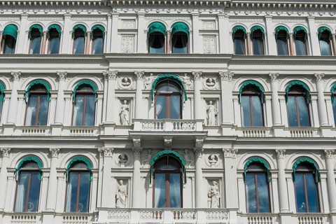 Facade of a hotel, window, balcony, building, property, magnificent, hotel, tourism, travel,