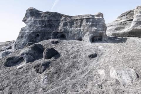 Stratified City, Antigua rofera de Teseguite, Lanzarote, Canary Islands, Spain, Europe
