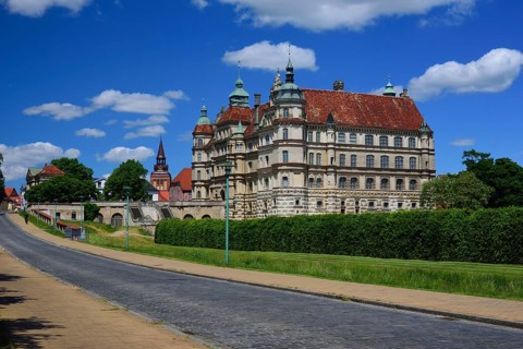 Europe, Germany, Mecklenburg-Western Pomerania, Güstrow, Güstrow Castle, built in the 16th century,