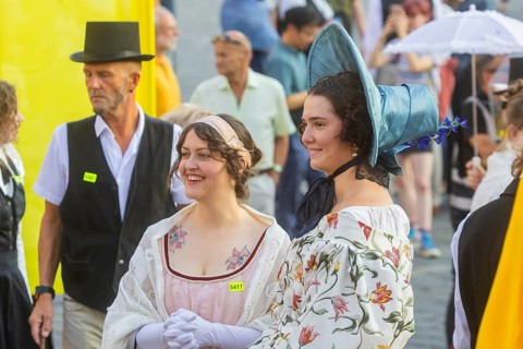 Dresden celebrated the 250th birthday of Caspar David Friedrich with a birthday party and a big