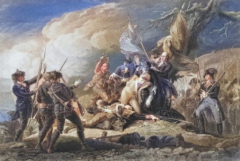 Death of General Montgomery, Battle of Quebec 1775, General Richard Montgomery 1736, 1775. officer