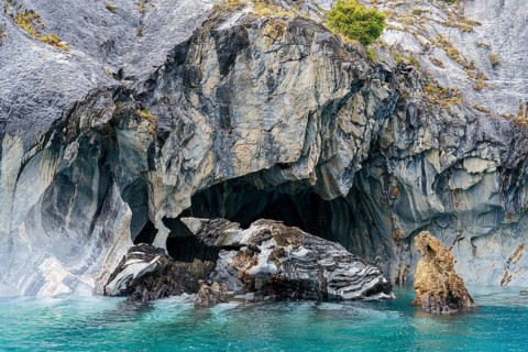 Marble Caves, Puerto Rio Tranquilo, Chile Chico, Aysen, Chile, South America