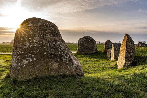 The Nobbin megalithic tomb, Putgarten, Ruegen Island, Mecklenburg-Western Pomerania, Germany,
