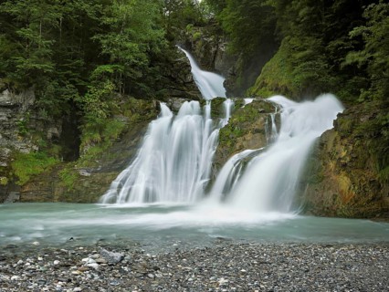 Reichenbach Falls, Meiringen, Canton of Bern, Switzerland, Europe