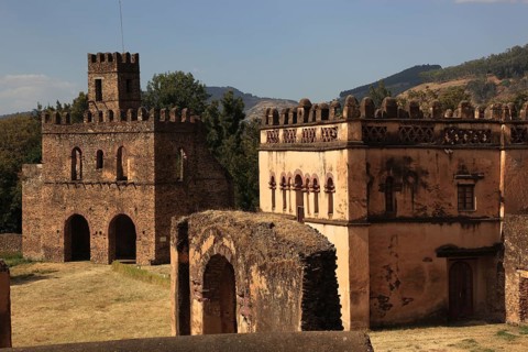 Amhara region, in the Gemp palace complex in Gondar, Gonder, UNESCO, world, heritage, cultural