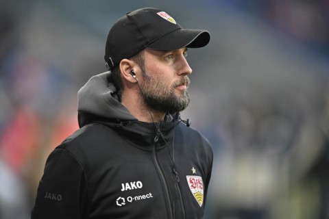 Coach Sebastian Hoeneß VfB Stuttgart Portrait, PreZero Arena, Sinsheim, Baden-Württemberg, Germany,