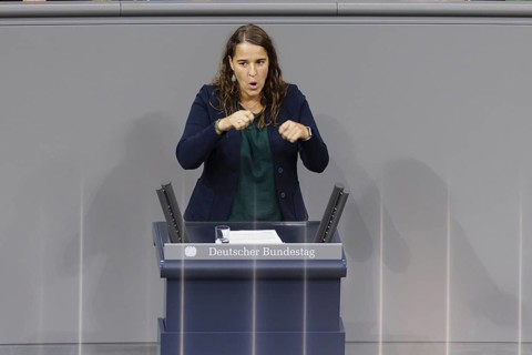 Heike Heubach, SPD, Member of the Bundestag, in Berlin, 10 October 2024 Berlin, 10 October 2024