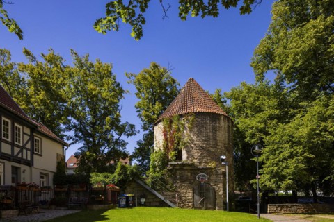 Pouring tower, Bad Langensalza, Thuringia, Germany, Europe