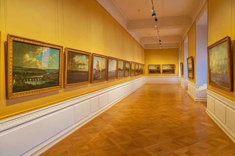Johannisburg Castle Museum in Aschaffenburg, Bavaria, Germany, Europe