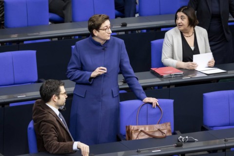 Marco Buschmann (FDP), Federal Minister of Justice, and Klara Geywitz (SPD), Federal Minister of