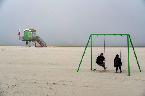 North Sea island of Langeoog, early summer, shortly after the first easing of the lockdown in the