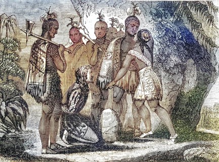 Pocahontas intercedes for the life of Smith, 1607 Captain John Smith, 1580-1631 English soldier and
