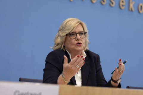 Eva Högl, Parliamentary Commissioner for the Armed Forces, recorded during the presentation of the