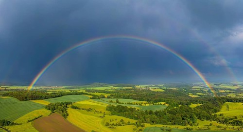 Storm on the Triebenberg near Dresden, Dresden, Saxony, Germany, Europe