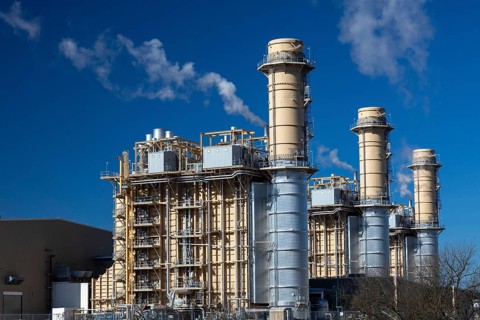 Byesville, Ohio - The Guernsey Power Station, a gas-fired power station in eastern Ohio. The 1.875