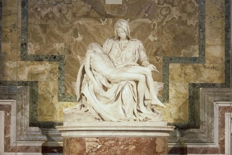 Pieta by Michelangelo, St Peter's Basilica, San Pietro in Vaticano, Basilica of St Peter in the
