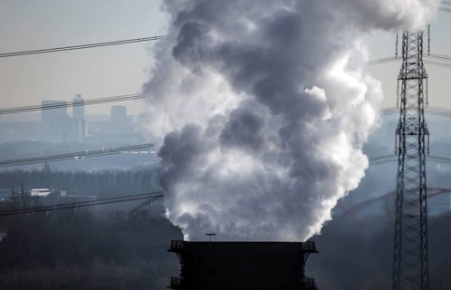 Bottrop, North Rhine-Westphalia, Germany, The Prosper coking plant is one of three operating coking