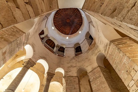 Dome of the Church of St Donatus in Zadar, Croatia, Europe