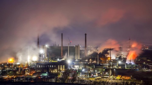 Bottrop, North Rhine-Westphalia, Germany, The Prosper coking plant is one of three operating coking