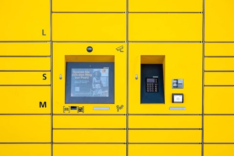 The Swiss Post parcel machine my Post 24