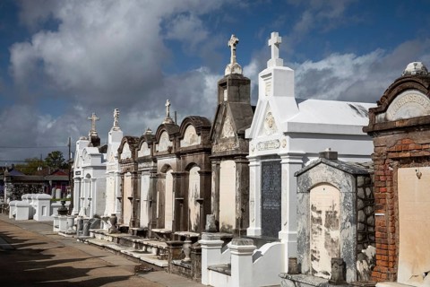 New Orleans, Louisiana - St. Joseph Cemetery #1, established in 1854. Burial in New Orleans is