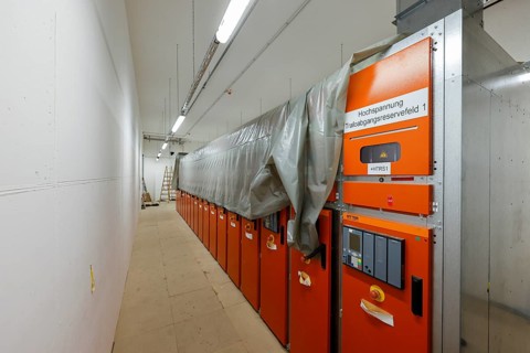 Oberhausen, Ruhr area, North Rhine-Westphalia, Germany - switchgear, electrical installation in