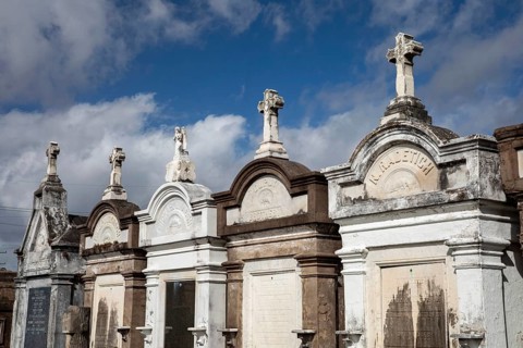 New Orleans, Louisiana - St. Joseph Cemetery #1, established in 1854. Burial in New Orleans is