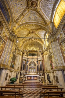 Side altar in the Cathedral of Santa Maria Assunta, Cremona, Province of Cremona, Italy, Europe