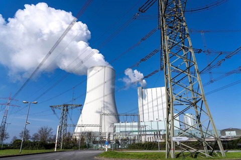 Cooling tower of the Duisburg-Walsum coal-fired power plant, combined heat and power plant operated