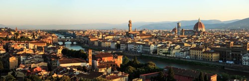 View of Florence from Piazzale Michelangelo, Florence, Tuscany, Italy, Europe