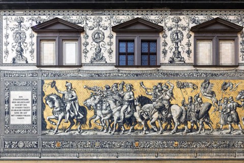 Procession of Princes, Dresden, Saxony, Germany, Europe