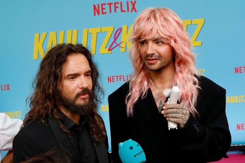 Bill Kaulitz and Tom Kaulitz at the premiere of the Kaulitz & Kaulitz (Netflix) reality series at