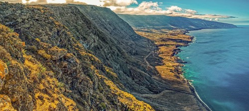 Landscape on the caldera rim of El Hierro