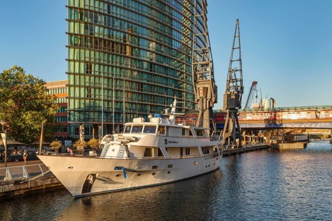 West Quay at Crossrail Station, Canary Wharf, London, England, United Kingdom, London, South of