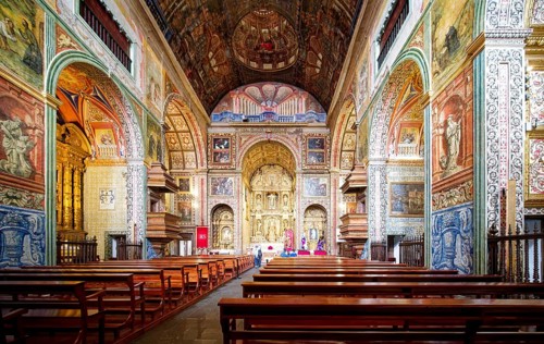 Church of São João Evangelista, Igreja do Colégio, Jesuit College, Jesuit Church, interior view