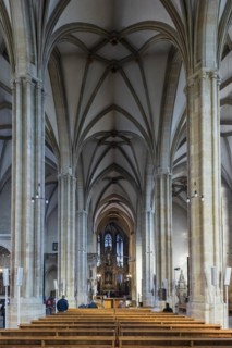 St Mary's Cathedral interior view, Erfurt, Thuringia, Germany, Europe