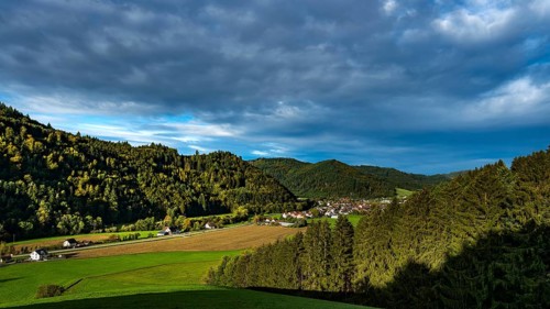 Landscape, Village, Gutach, Bleibach, Breisgau, Black Forest