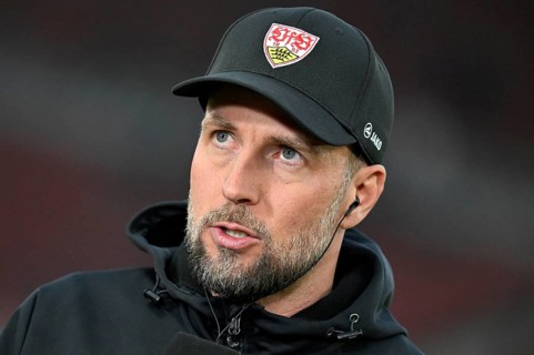 Coach Sebastian Hoeneß VfB Stuttgart Portrait MHPArena, MHP Arena Stuttgart, Baden-Württemberg,