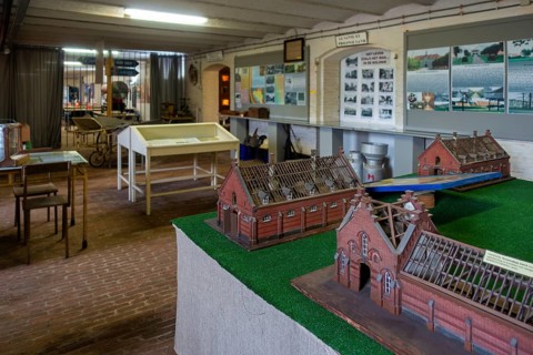 Interior of the prison museum at Merksplas near Hoogstraten, province of Antwerp, Flanders,