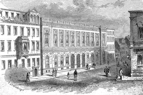 The chemical laboratory of the University of Berlin, Germany, in 1880, Historical, digital