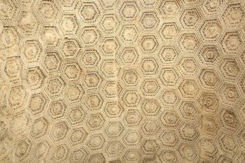 Pattern with relief on the city foundation arch, triumphal arch, UNESCO, Roman period, antique,