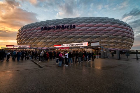 Spectators, fans, queue, waiting for admission, UEFA Nations League international match Germany vs.