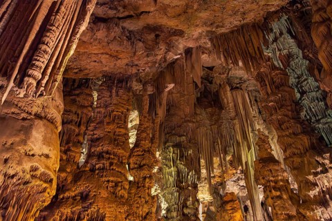 St. Michael's Cave, limestone cave in the Upper Rock Nature Reserve, Gibraltar, Europe