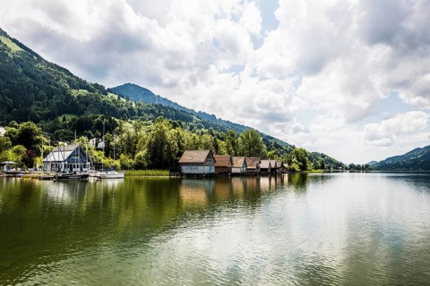 Bühl, Großer Alpsee, Immenstadt, Oberallgäu, Allgäu, Swabia, Bavaria, Germany, Europe