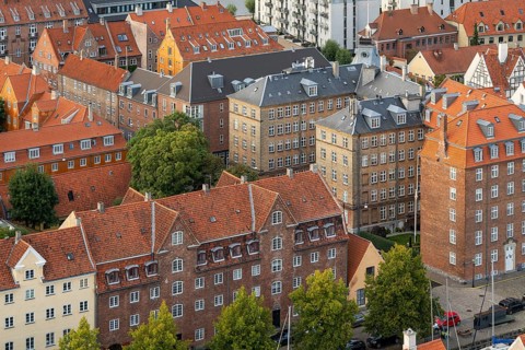 Historic buildings, Christianshavn district, Copenhagen, Denmark, Europe