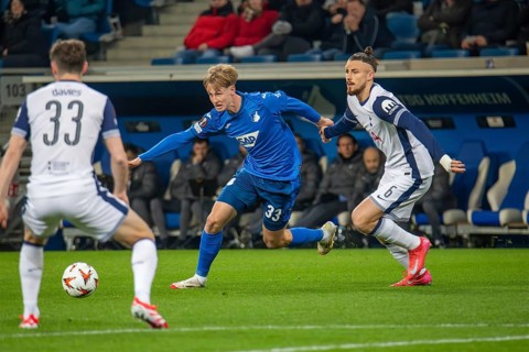 Football UEFA Europa League, 2024/25 season, matchday 7: TSG Hoffenheim v Tottenham Hotspur.