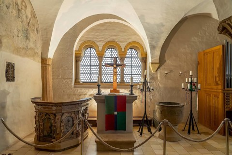 Wartburg Chapel in Eisenach, Thuringia, Germany, Europe