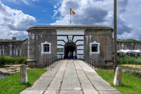 Fort van Liezele, best conserved fortress of the fortified area of Antwerp, now WW1 museum near