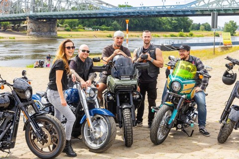The tough guys are coming to town - view of Harley Days® Dresden 2024 chief organiser Daniela Hesse