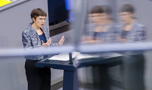 Anna Lührmann, Member of the Bundestag, Bündnis90/DieGrünen speaks in plenary, in Berlin,